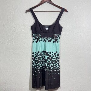 Vintage Y2K City Triangles Mini Dress Sz 5/6 Babydoll 90s Fairy Grunge Sundress